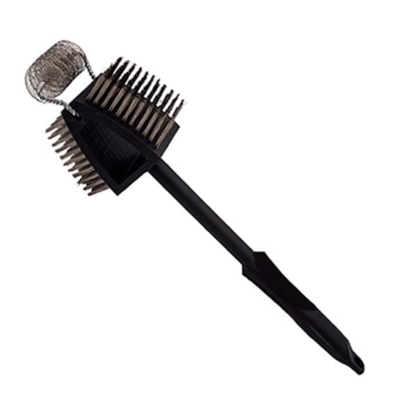 Mr. Bar-B-Q 00411TVN Grill Zone Triple Action Grill Brush, 18 Inch