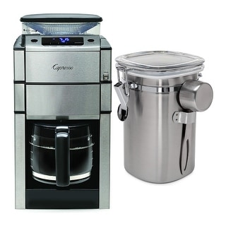 Capresso CoffeeTEAM PRO Plus Coffee Maker with Glass Carafe Bundle