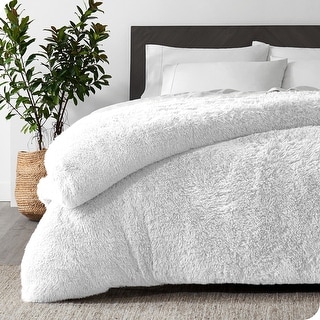 Bare Home Shaggy Fleece Duvet Cover