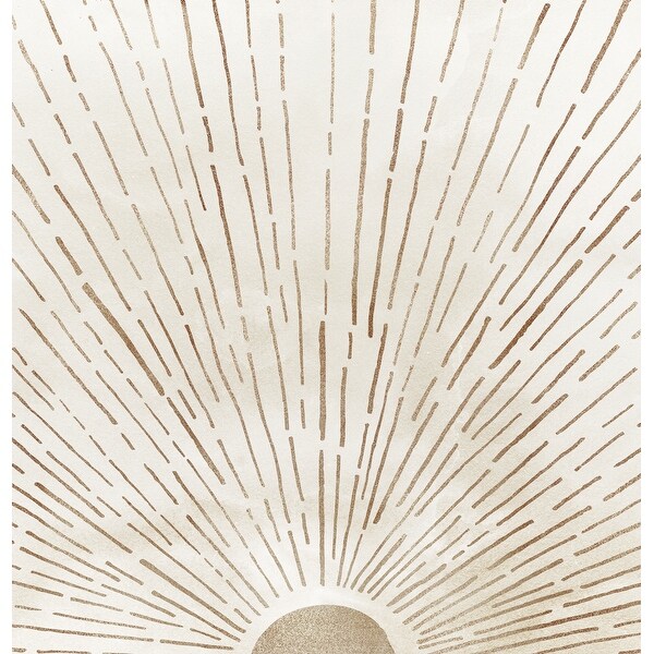 Sunset Vertical Neutral by Modern Tropical - Shower Curtain - Americanflat