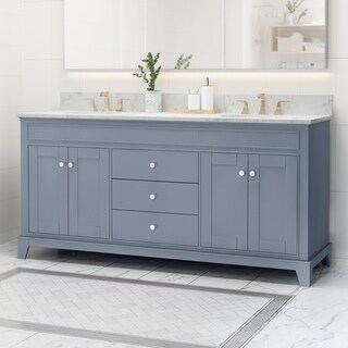 Feldspar 72" Wood Bathroom Vanity (Counter Top Not Included) by Christopher Knight Home