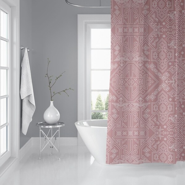 MAMLUK BLUSH Shower Curtain by Kavka Designs