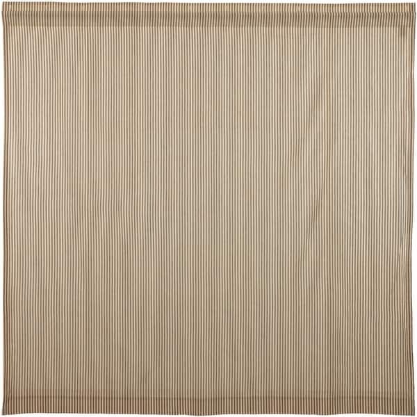 Sawyer Mill Charcoal Ticking Stripe Shower Curtain 72x72