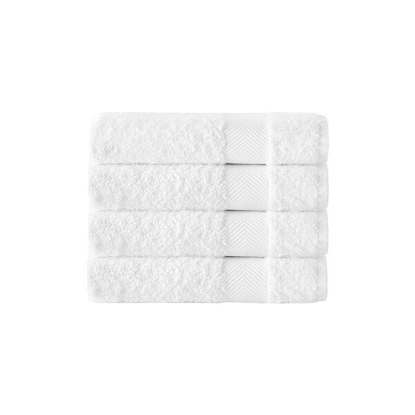 Kansas Turkish Cotton 4 pcs Hand Towels - 16'x28' Hand towels