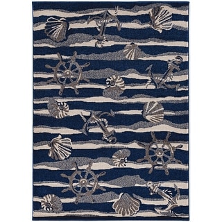 Domani Luxe Nautical Outdoor Area Rug