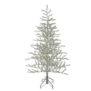 5' Champagne Tinsel Artificial Christmas Twig Tree - Unlit - 5 Foot