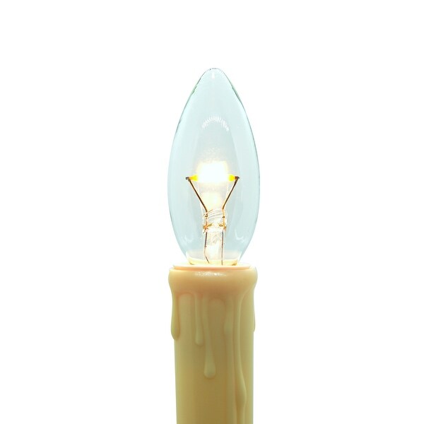 LED Plug In Window Candle Replacement Bulbs 6 Pack