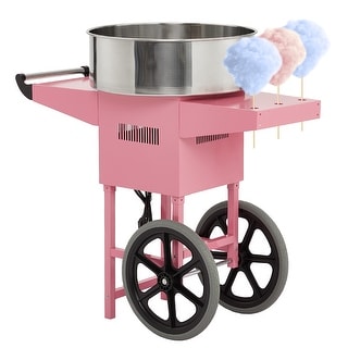 1200W Commercial Cotton Candy Machine with Cart