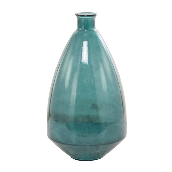 Blue Glass Modern Vase