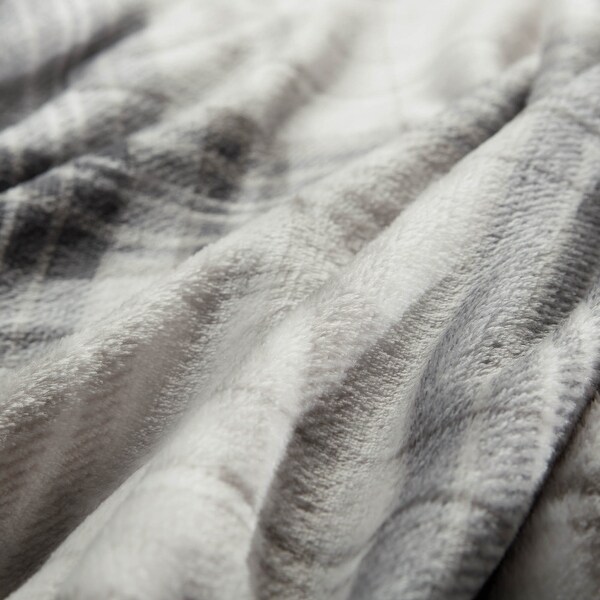 Clara Clark Ultra Plush Thick Reversible Microfiber Heavy Blanket - Raschel Imitation Mink Blanket