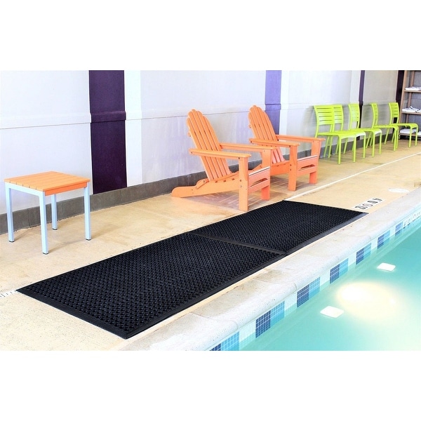 Envelor Anti Fatigue Rubber Floor Mat Non-Slip Restaurant Kitchen Mat for Floors Bar Mat Door Mat 36 x 60 Inches