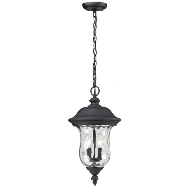 Armstrong Outdoor Black 2-light Chain Fixture