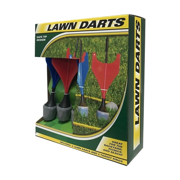 Lawn Darts - Blue - 3.7"Lx3.7"Wx11"H