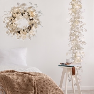 Plastic Lunaria Garland 48"