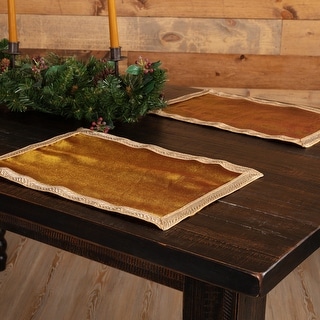 Tinsel Placemat Set of 6 12x18 - Placemat 12x18