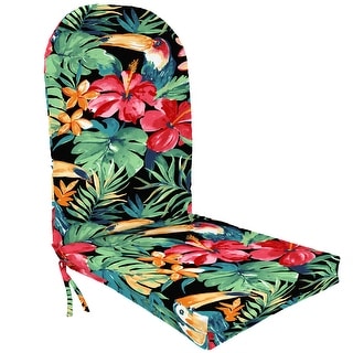 19" x 51" French Edge Adirondack Outdoor Chair Cushion - 50.5'' L x 19'' W x 4'' H