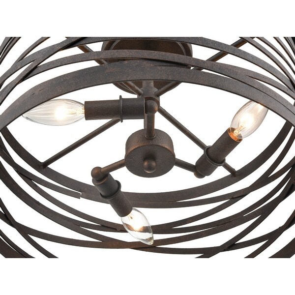 Metal Semi-Flush Ceiling Mount