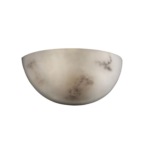 Copper Grove Nierembergia Wall Sconce with Sphere Alabster Shade