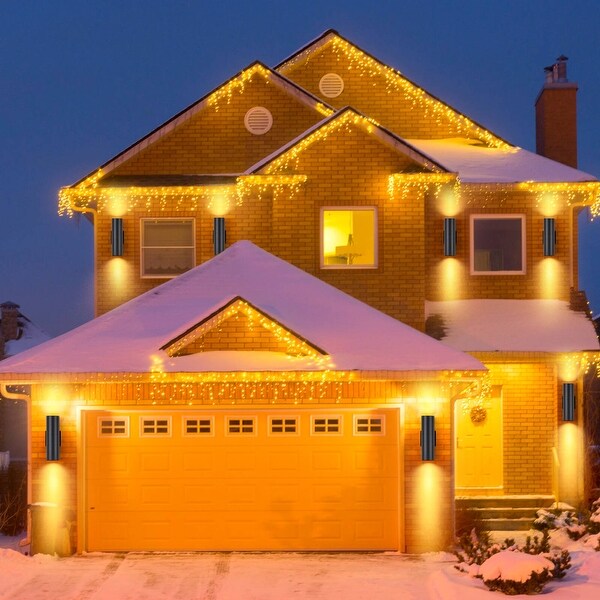 Up Down Outdoor Wall Light, IP65 Waterproof Alumnium Integrated Cylinder LED