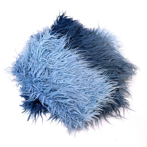 Mongolian Tip Dyed Faux Fur Pillow Shell 2 set