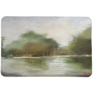 Laural Home Quiet Place Memory Foam Rug 21x34