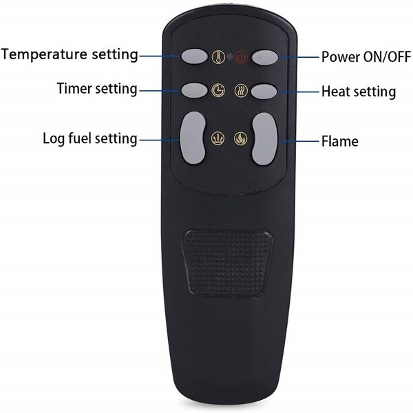 Glitzhome Wall-Mounted Electric Fireplace