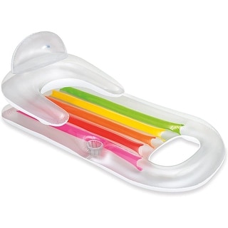 Intex 58802EP King Kool Inflatable Swimming Lounging Pool Float w/Cup Holder - 3