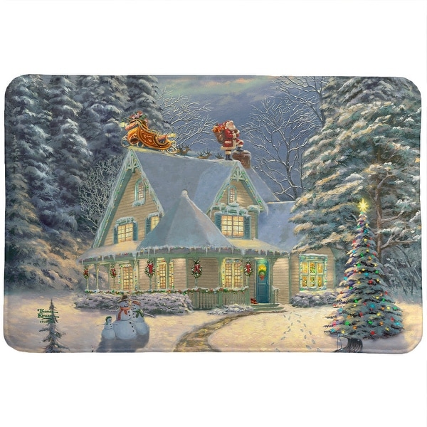 Thomas Kinkade Midnight Delivery Memory Foam Rug by Laural Home