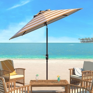 SAFAVIEH Iris Fashion Line 9 Ft. Umbrella, Base Not Included