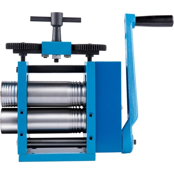VEVOR Manual Combination Rolling Mill Machine 4.4" 112MM Square Half Round Press - 13.4" x 13" x 13.4"