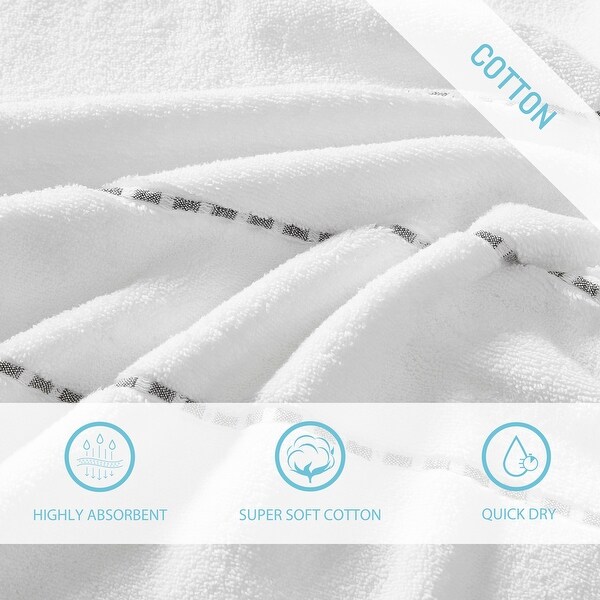 Tommy Bahama Ridley Solid Cotton Terry 3 Piece Towel Set - 3 Piece