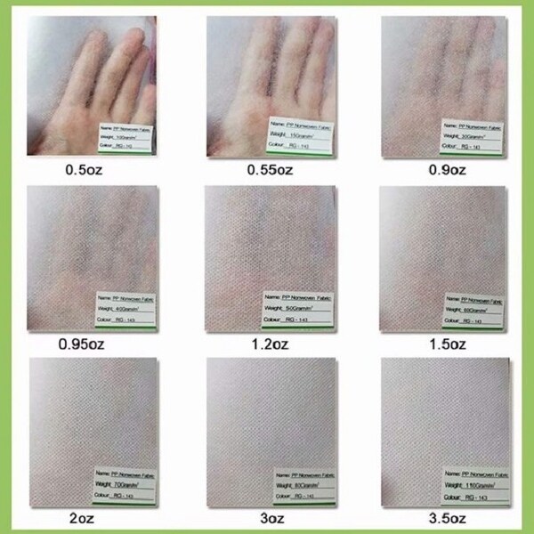 Agfabric 5x15ft Floating Row Cover Plant Protection,0.9oz,White