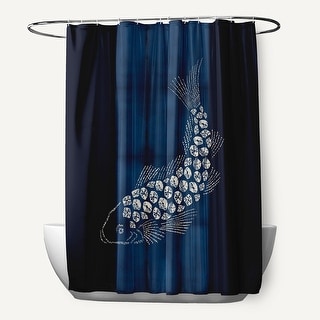 Fish Pool Animal Print Shower Curtain