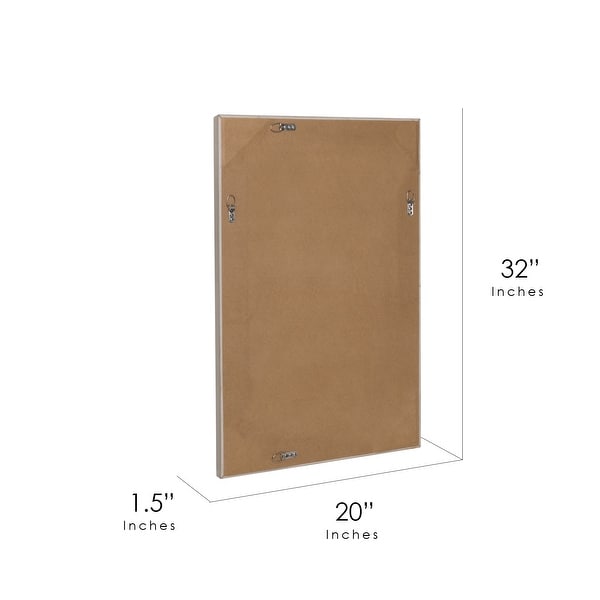 Head West Metro Beaded Wall Mirror - Silver/Champagne