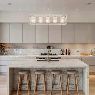 5 - Light Kitchen Island Linear Pendant