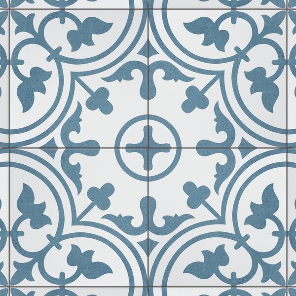 Merola Tile Arte Cloud 9-3/4" x 9-3/4" Porcelain Floor and Wall Tile