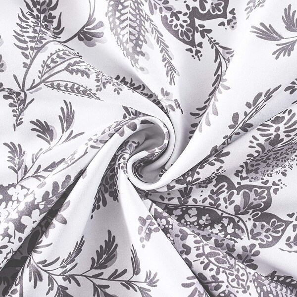 DriftAway Isla Paisley Floral Printed Pattern Blackout Tie Up Curtain