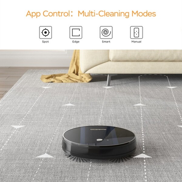 Smart Robot Vacuum Cleaner G6,1800Pa Strong Suction, Wi-Fi Connected
