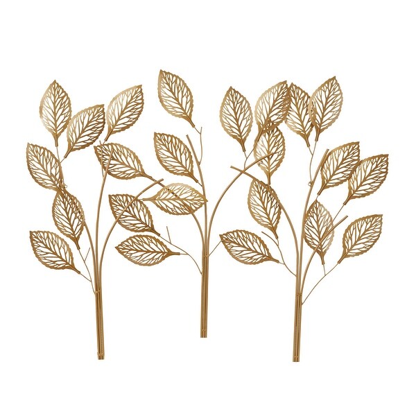 Gold Metal Coastal Wall Decor