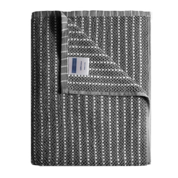 Sapphire Resort McBee Textured Stripe 6 Piece Bath Towel Set