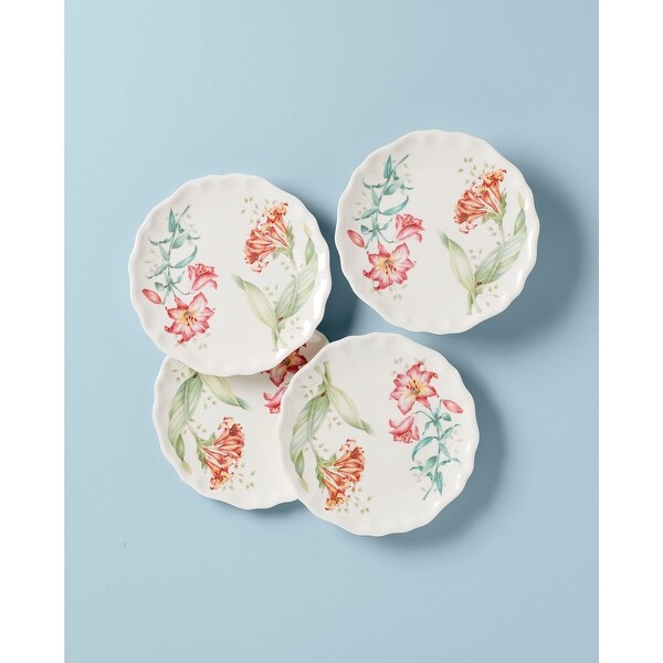 Butterfly Meadow Melamine 4-Piece Accent Plates