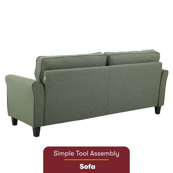 iLounge Hailey Sofa with Rolled Arms