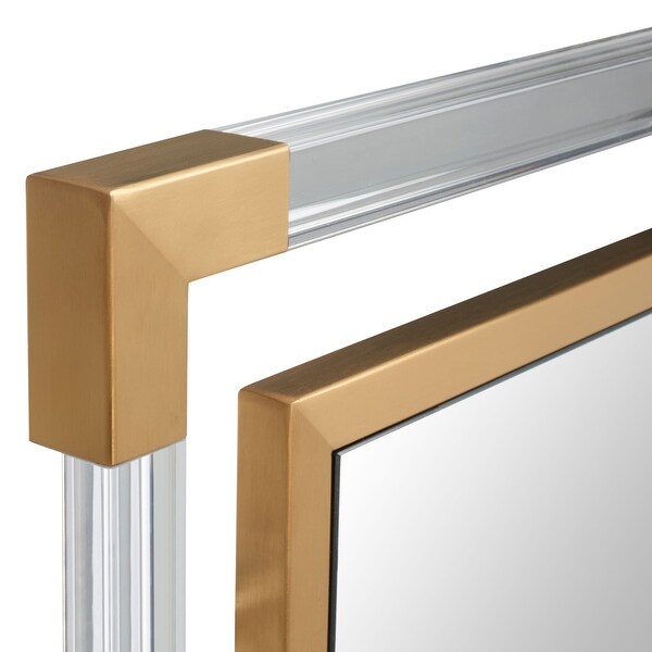 SAFAVIEH Couture Jennabelle Glam Acrylic 28 x 38-inch Rectangle Mirror - 28 in. W x 1 in. D x 38 in. H