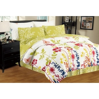 Porch & Den Jenne Reversible Patterned Bed-in-a-Bag Comforter Set