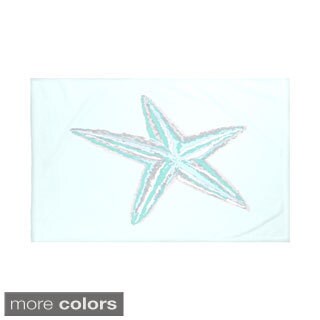 50 x 60-inch Coastal Print Throw Blankets