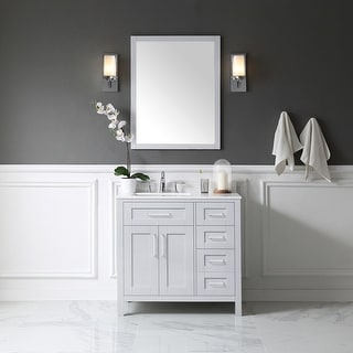 Ove Decors Tahoe III 36 in. Single Sink Bathroom Vanity in Dove Grey