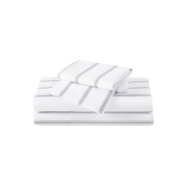 Truly Soft Ticking Stripe 4 Piece Sheet Set