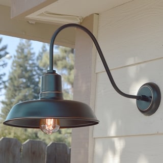 Esther 1 Light Outdoor Barn Lighting in Oil Rubbed Bronze Oil Rubbed Bronze Finish - Oil Rubbed Bronze