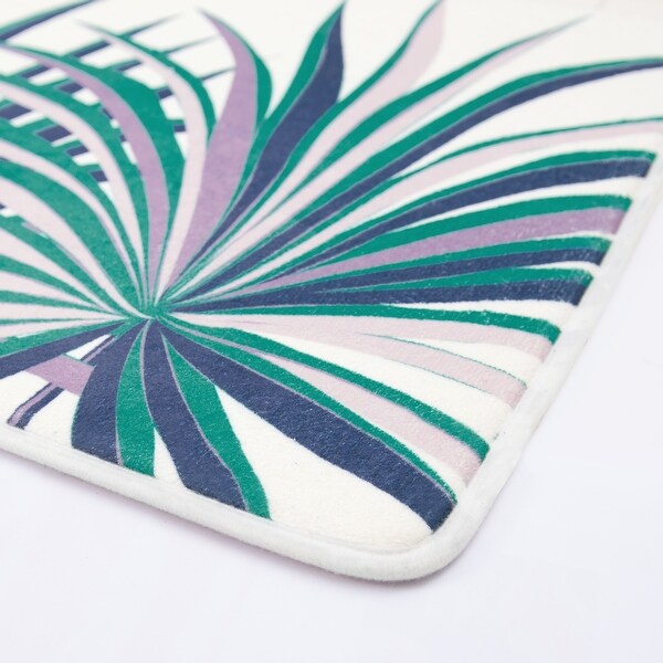 Oversize Palm Bath Rug