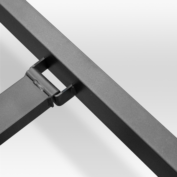 Kotter Home Modern Industrial Cordova Metal Bed Frame